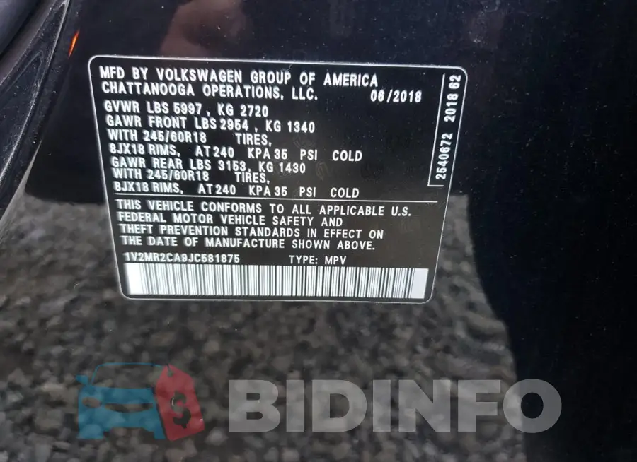 1V2MR2CA9JC581875 Photo# 13