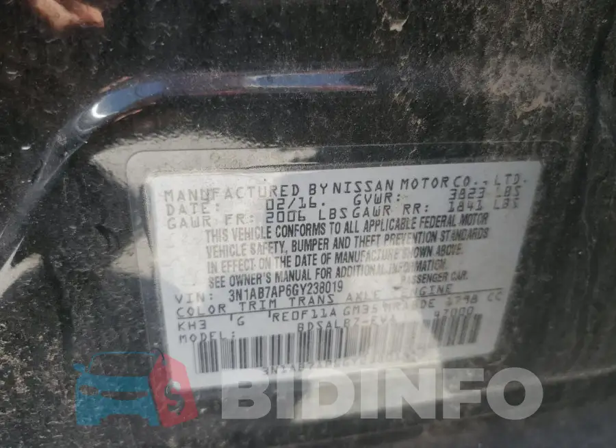 3N1AB7AP6GY238019 Photo# 12
