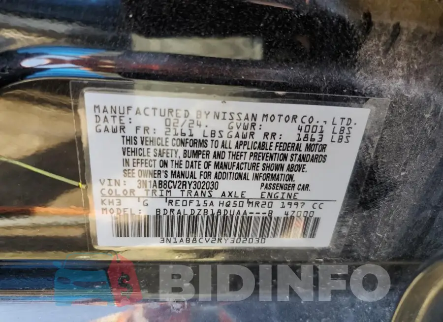 3N1AB8CV2RY302030 Photo# 13