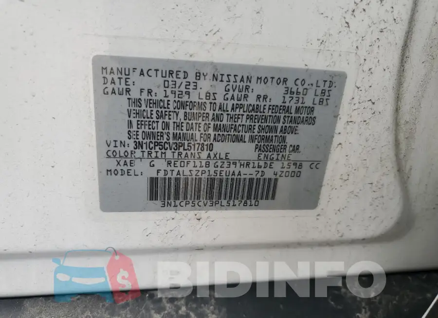 3N1CP5CV3PL517810 Photo# 12