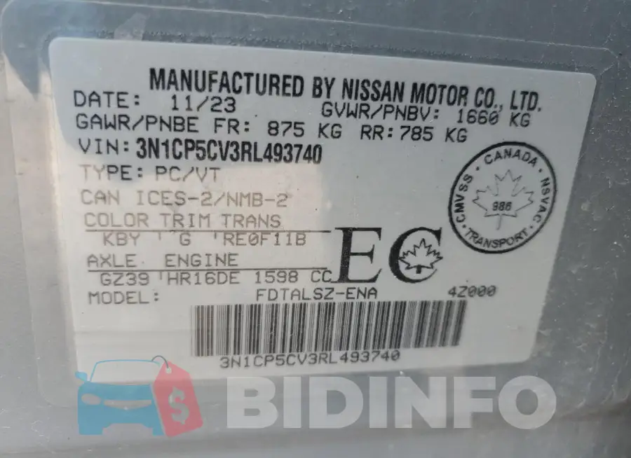 3N1CP5CV3RL493740 Photo# 12