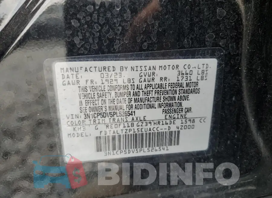 3N1CP5DV5PL526541 Photo# 14
