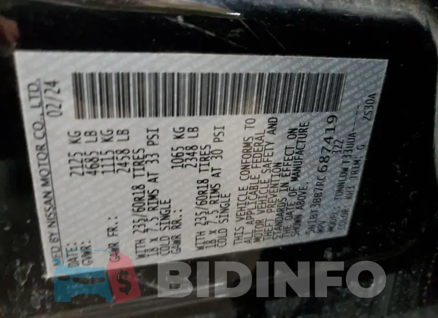 5N1BT3BB7RC687419 Photo# 12