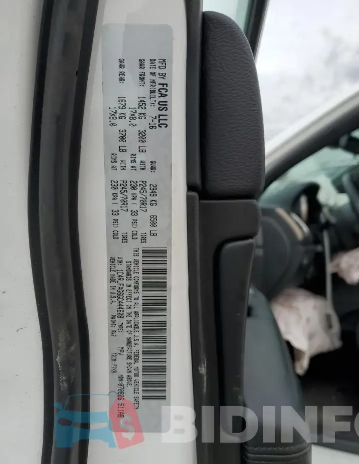 1C4RJFAG6GC444608 Photo# 13