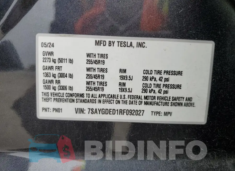 7SAYGDED1RF092027 Photo# 12