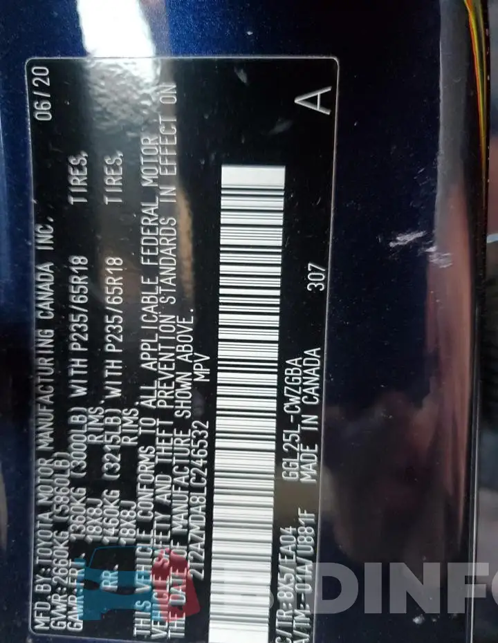 2T2AZMDA8LC246532 Photo# 13