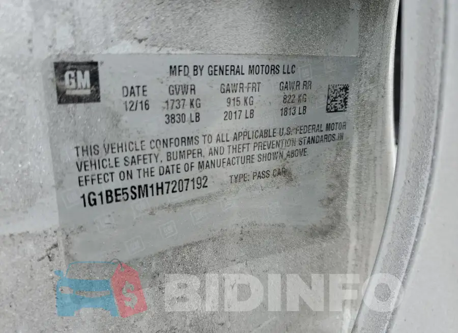 1G1BE5SM1H7207192 Photo# 12