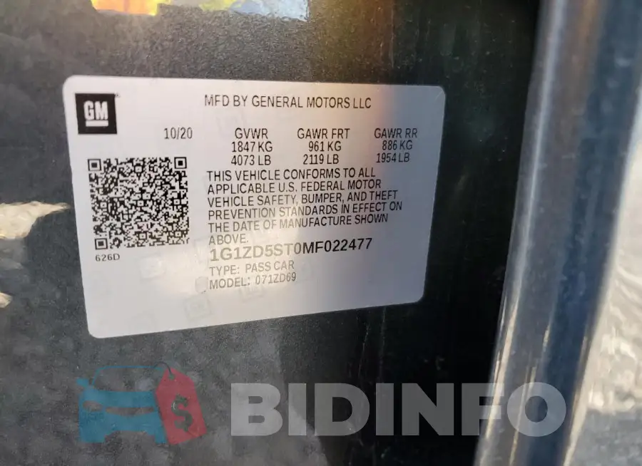 1G1ZD5ST0MF022477 Photo# 13