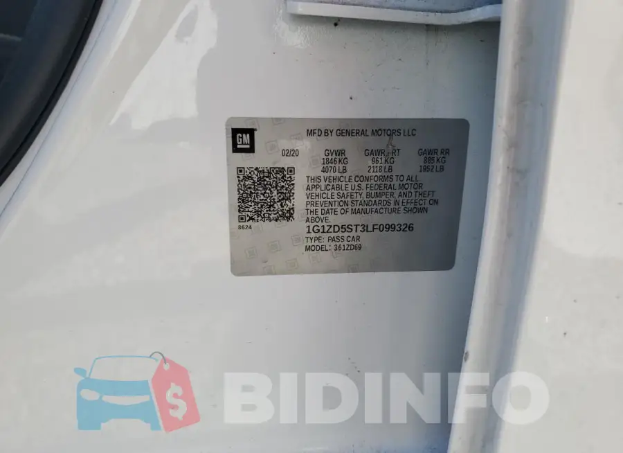 1G1ZD5ST3LF099326 Photo# 12