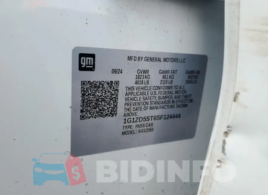 1G1ZD5ST6SF124444 Photo# 12