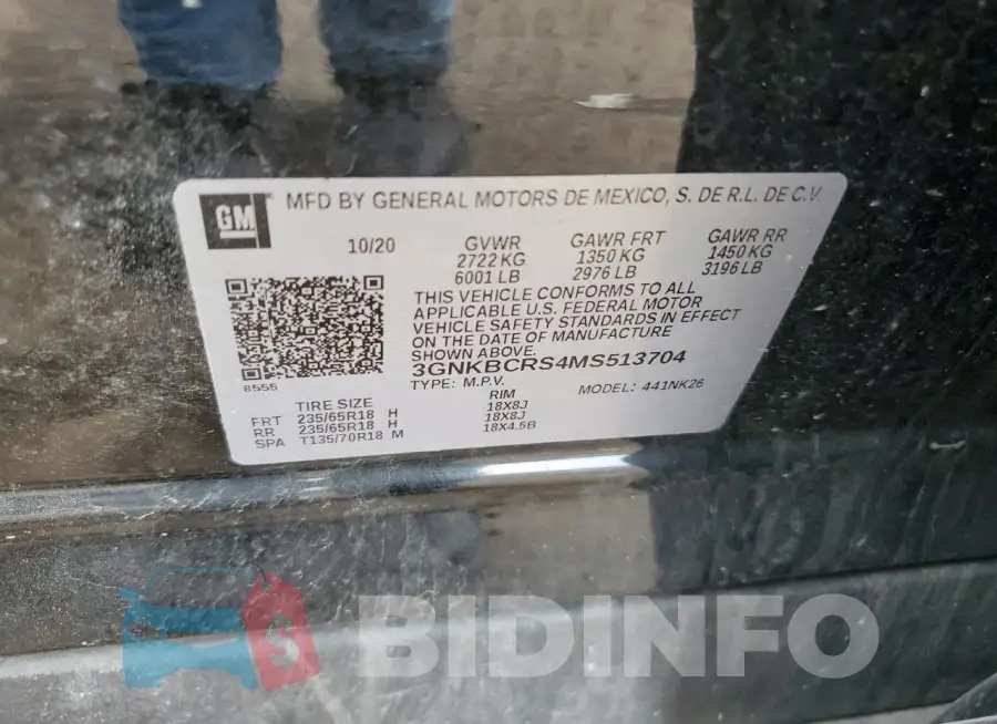 3GNKBCRS4MS513704 Photo# 13