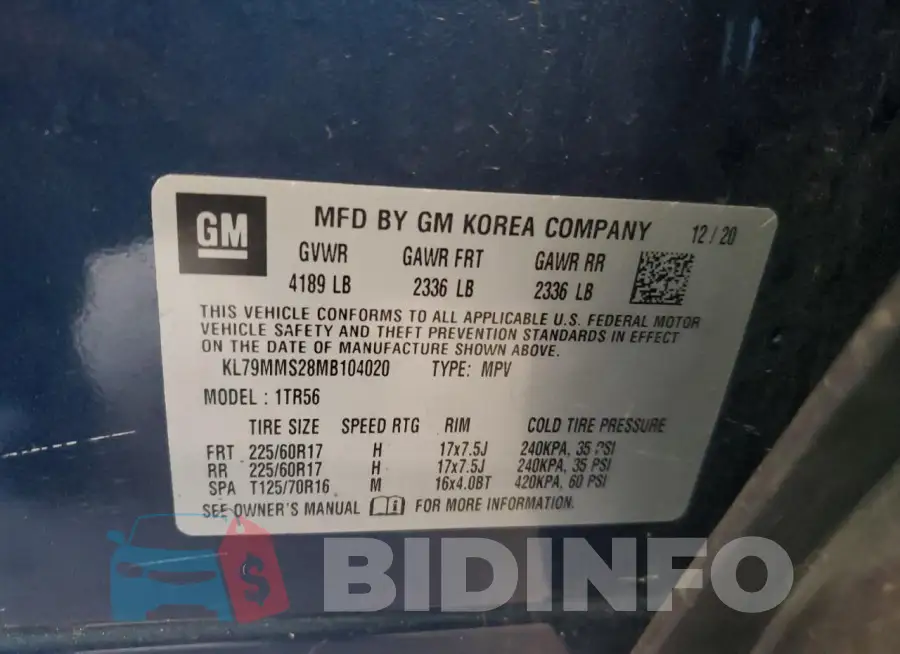 KL79MMS28MB104020 Photo# 13