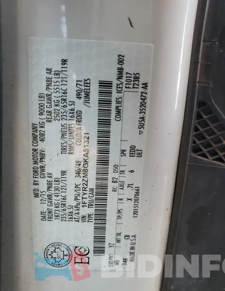 1FTYR2ZM8GKA51321 Photo# 12