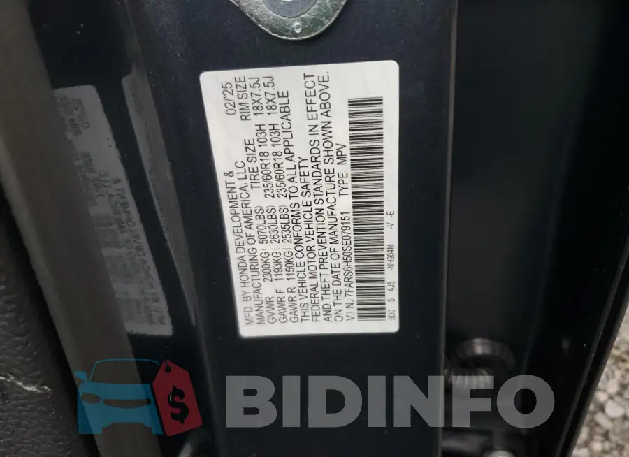 7FARS6H50SE079151 Photo# 14