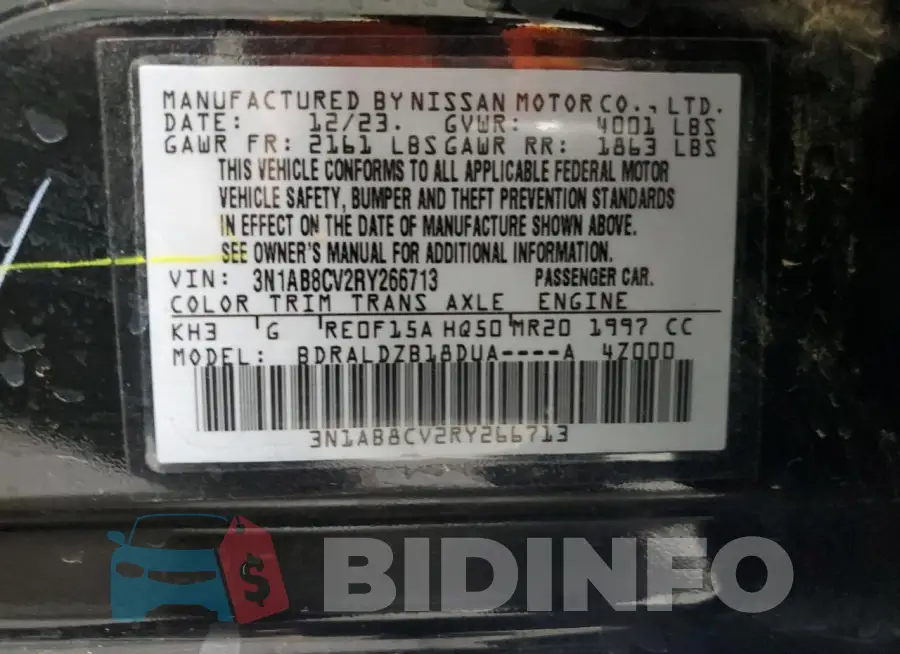 3N1AB8CV2RY266713 Photo# 12