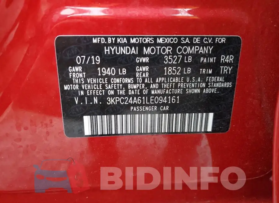 3KPC24A61LE094161 Photo# 12