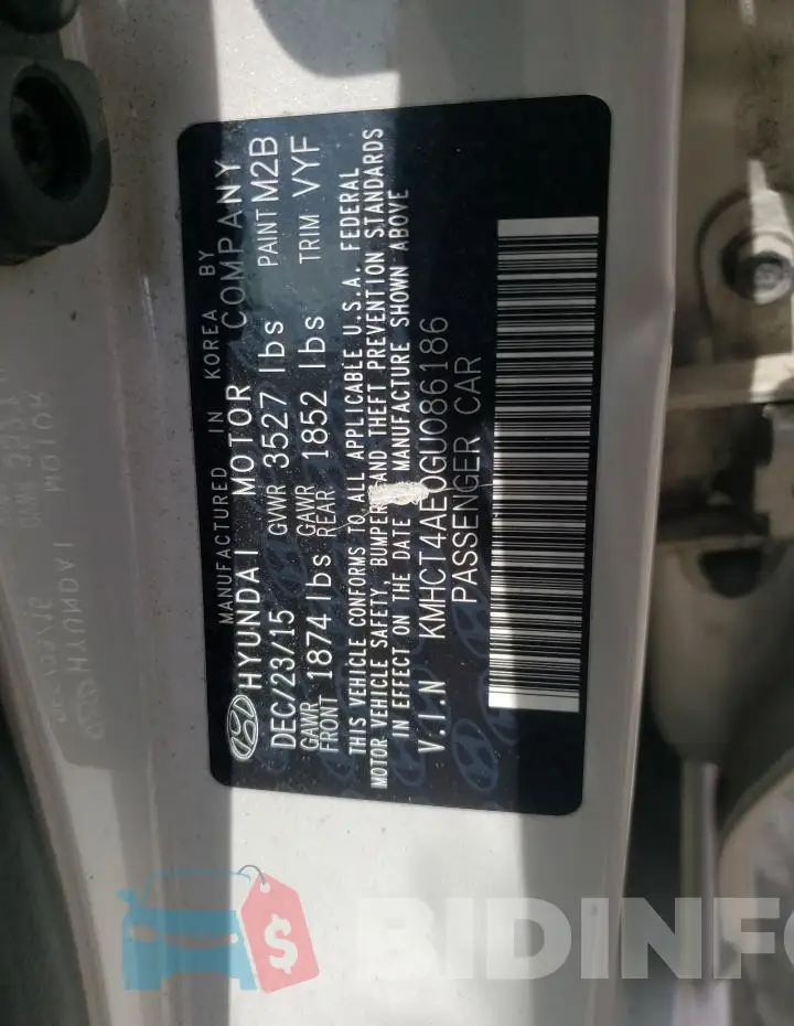 KMHCT4AE0GU086186 Photo# 12