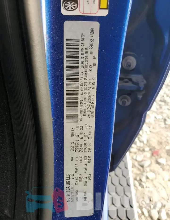 1C6SRFBTXKN772124 Photo# 12