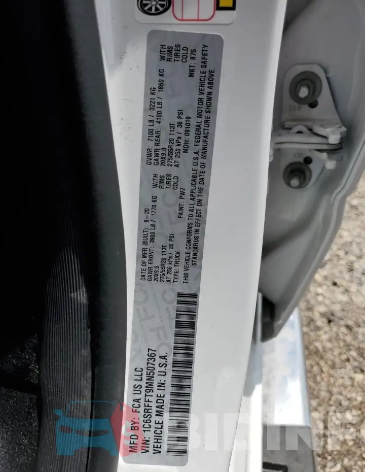 1C6SRFFT9MN507367 Photo# 12