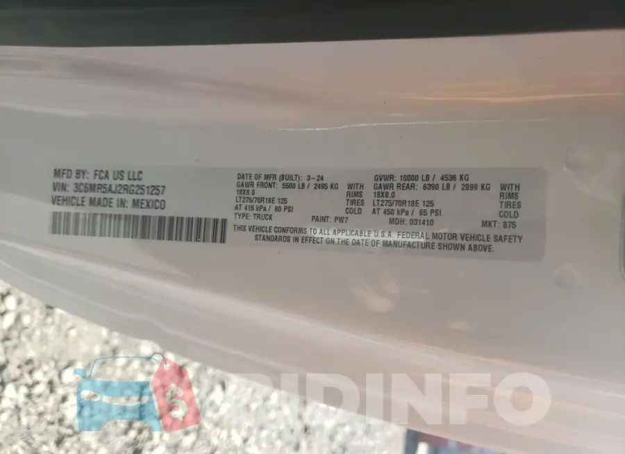 3C6MR5AJ2RG251257 Photo# 12