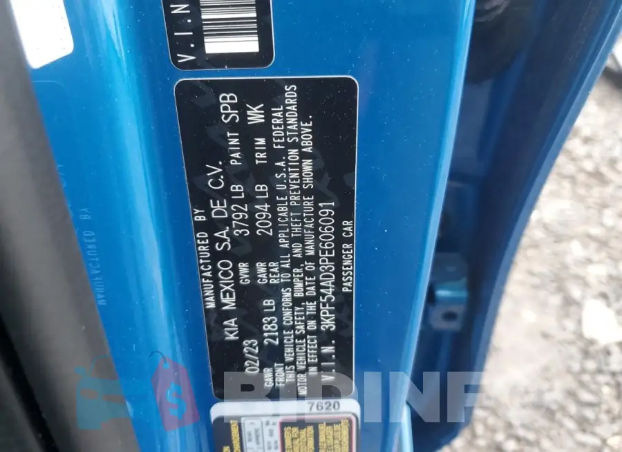3KPF54AD3PE606091 Photo# 12