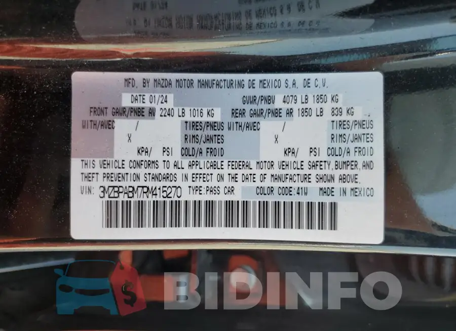 3MZBPABM7RM415270 Photo# 12
