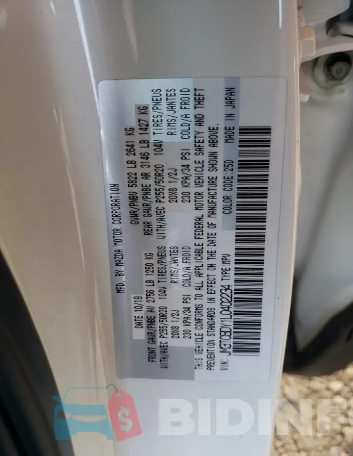 JM3TCBDY1L0402234 Photo# 13