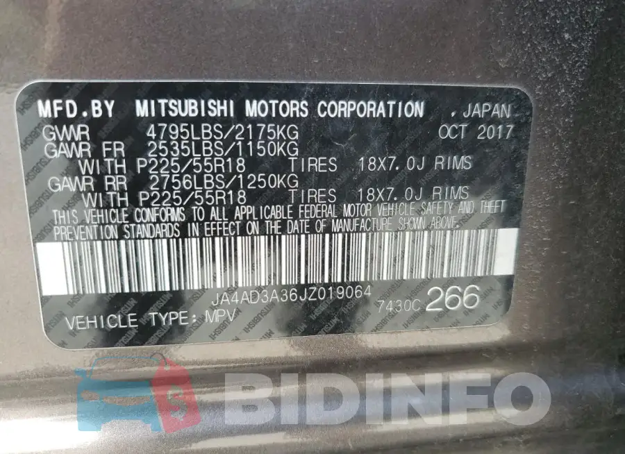 JA4AD3A36JZ019064 Photo# 14