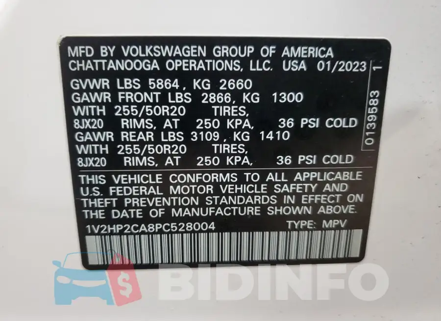 1V2HP2CA8PC528004 Photo# 13