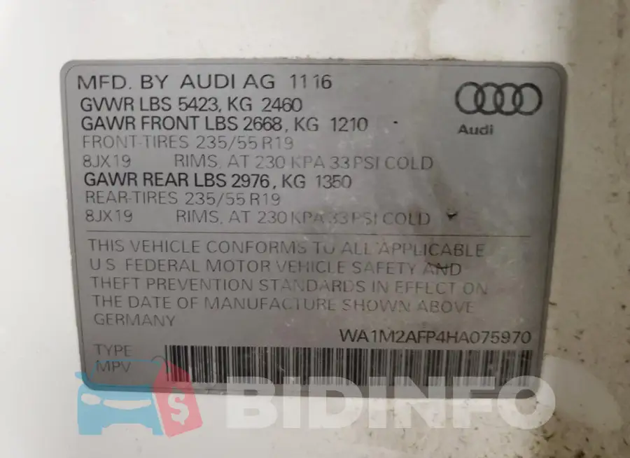 WA1M2AFP4HA075970 Photo# 14