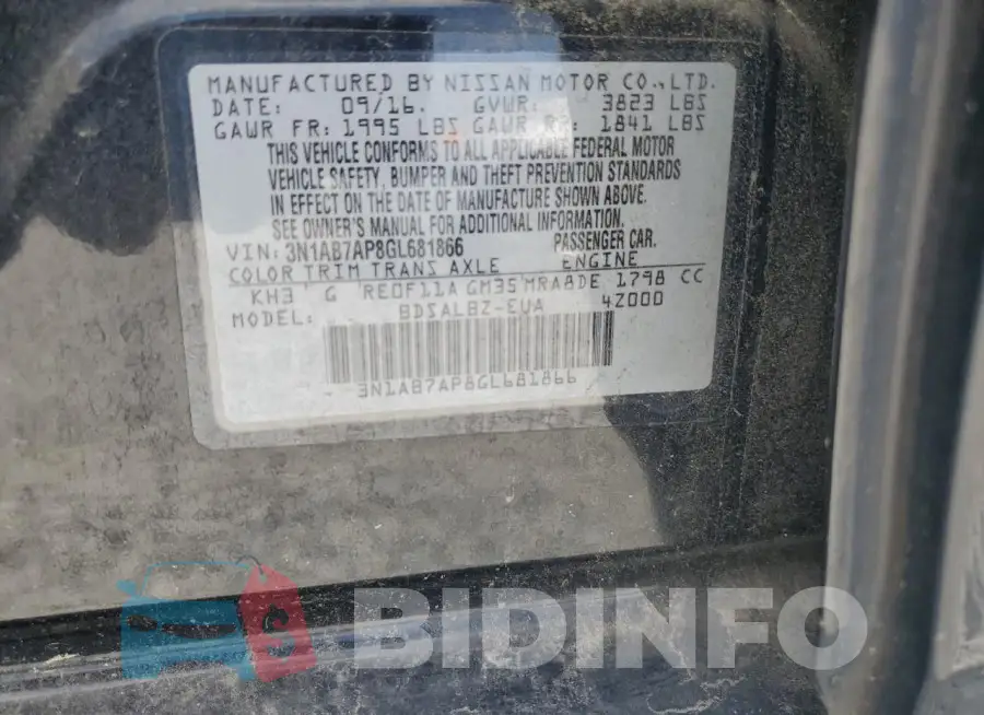 3N1AB7AP8GL681866 Photo# 12