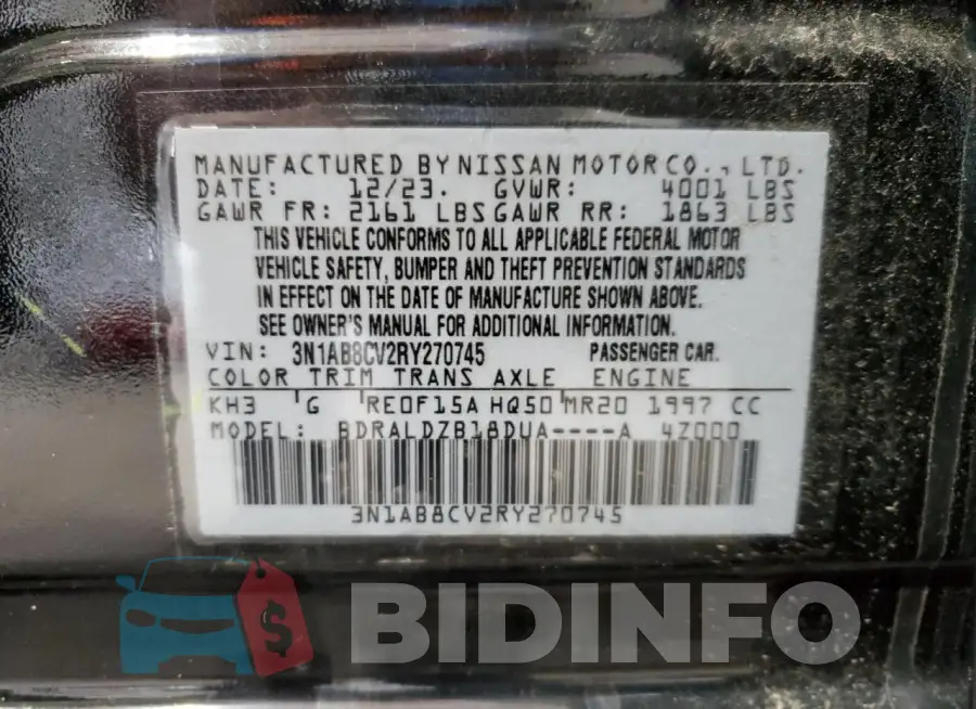 3N1AB8CV2RY270745 Photo# 12