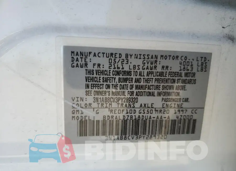 3N1AB8CV3PY289320 Photo# 13