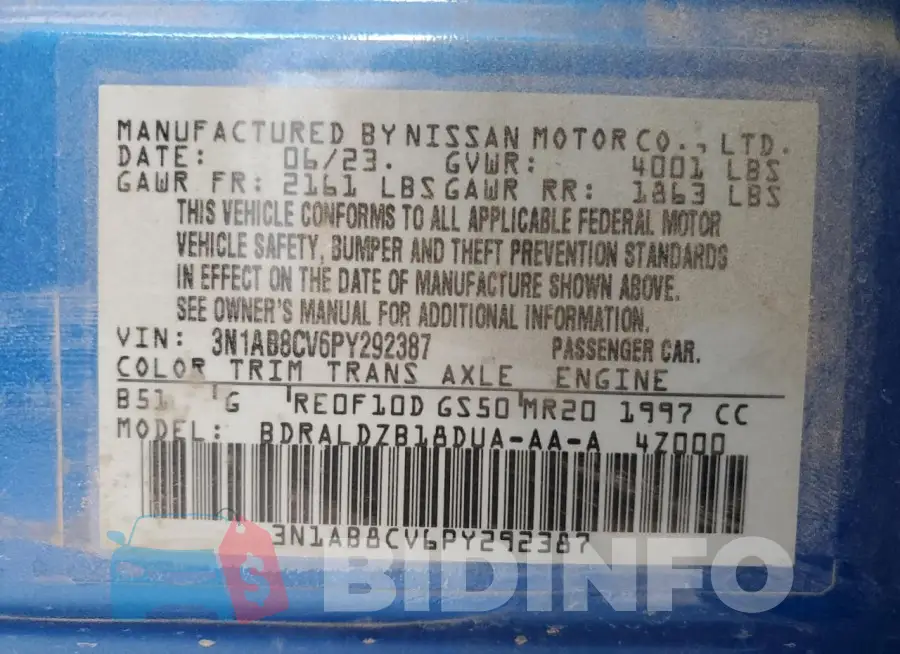 3N1AB8CV6PY292387 Photo# 12