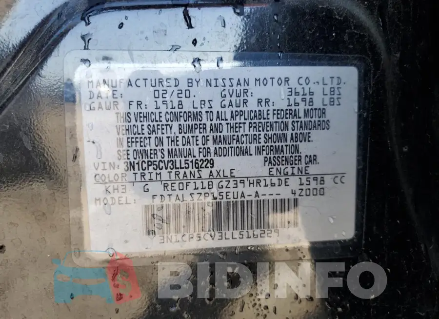 3N1CP5CV3LL516229 Photo# 13