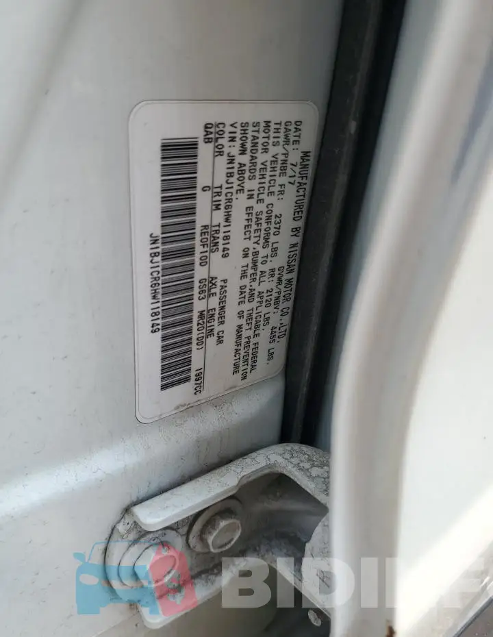 JN1BJ1CR6HW118149 Photo# 13