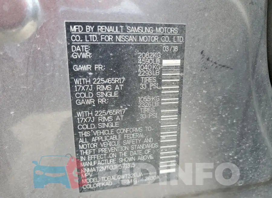 KNMAT2MT0JP571315 Photo# 12