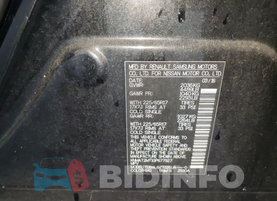 KNMAT2MT1GP677927 Photo# 13
