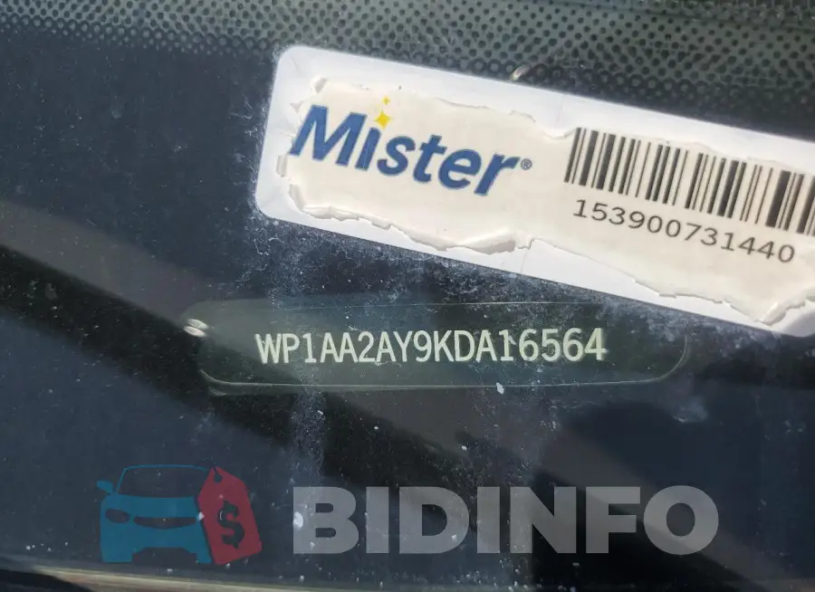 WP1AA2AY9KDA16564 Photo# 14