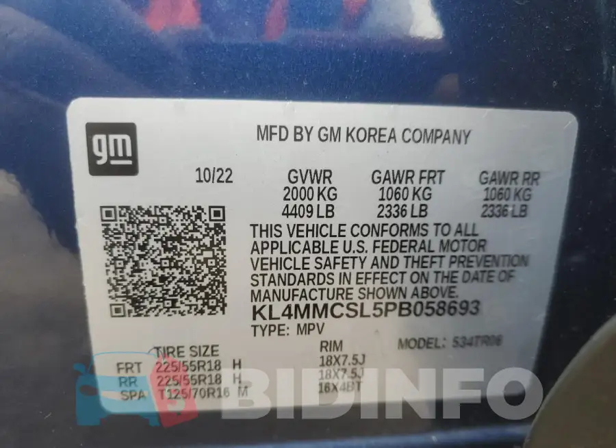 KL4MMCSL5PB058693 Photo# 14