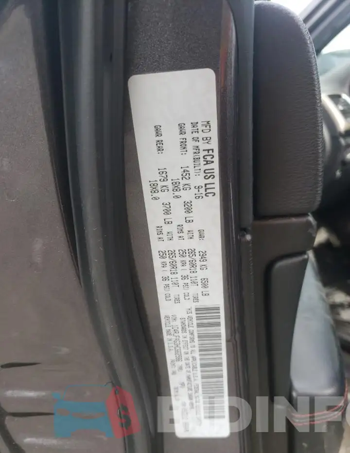 1C4RJFAG3HC662586 Photo# 13