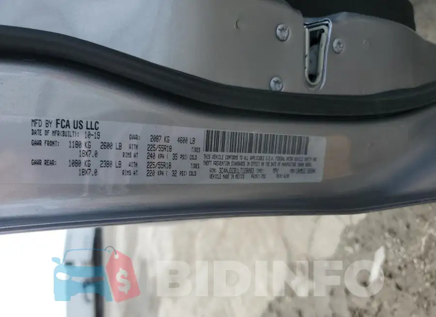 3C4NJDCB1LT128083 Photo# 13