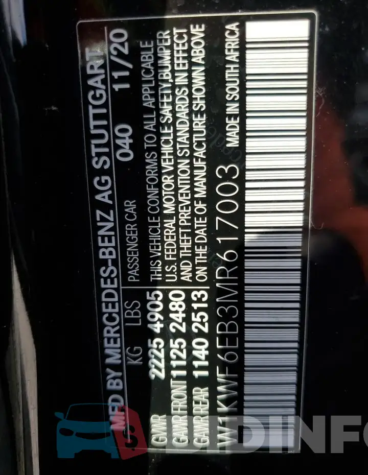 W1KWF6EB3MR617003 Photo# 12