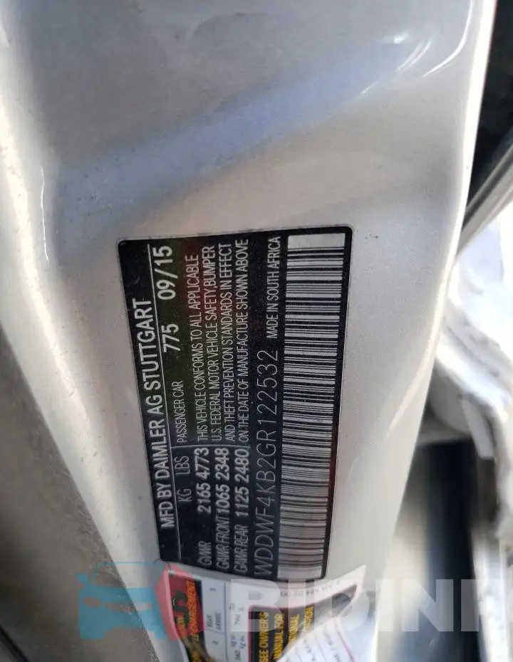 WDDWF4KB2GR122532 Photo# 12