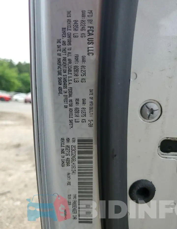 2C3CDZAG6LH161541 Photo# 12