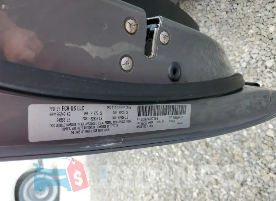 2C3CDZAGXKH715842 Photo# 12