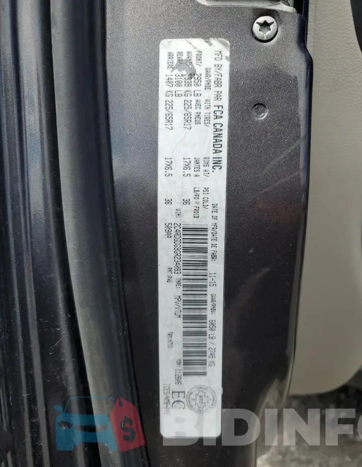 2C4RDGDG9GR234083 Photo# 14