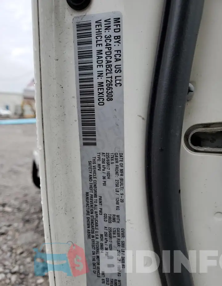 3C4PDCAB2LT266308 Photo# 13