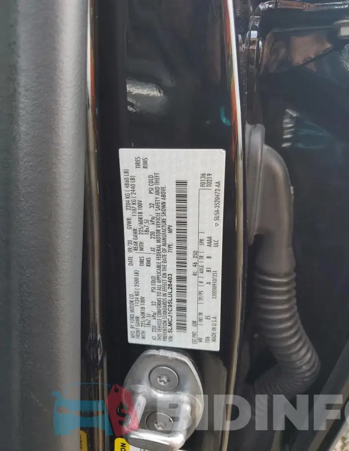5LMCJ1C95LUL28403 Photo# 13