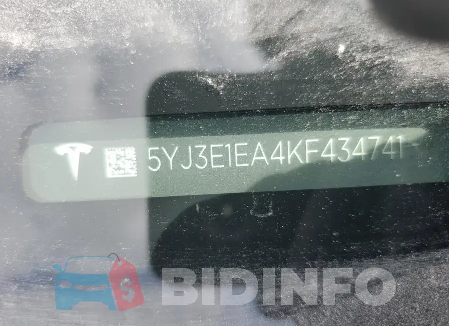 5YJ3E1EA4KF434741 Photo# 12